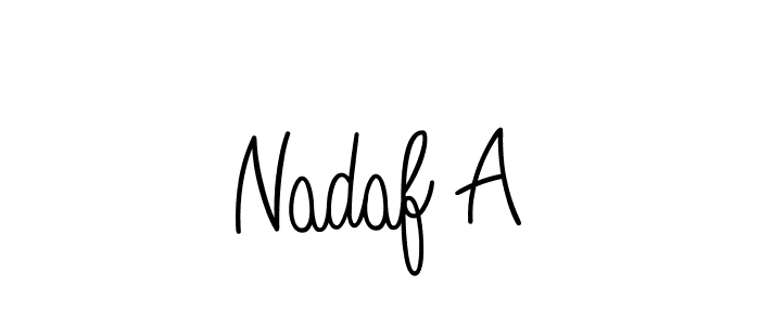 Check out images of Autograph of Nadaf A name. Actor Nadaf A Signature Style. Angelique-Rose-font-FFP is a professional sign style online. Nadaf A signature style 5 images and pictures png