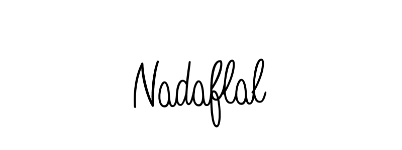 How to make Nadaflal name signature. Use Angelique-Rose-font-FFP style for creating short signs online. This is the latest handwritten sign. Nadaflal signature style 5 images and pictures png
