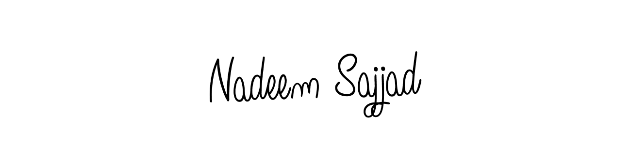 Make a beautiful signature design for name Nadeem Sajjad. Use this online signature maker to create a handwritten signature for free. Nadeem Sajjad signature style 5 images and pictures png