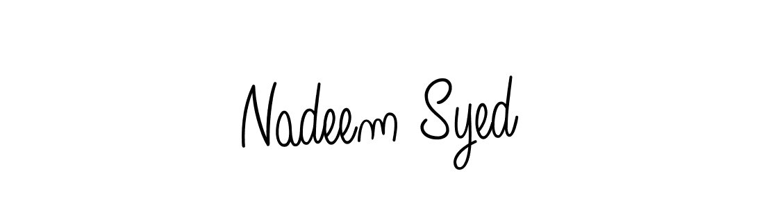 How to Draw Nadeem Syed signature style? Angelique-Rose-font-FFP is a latest design signature styles for name Nadeem Syed. Nadeem Syed signature style 5 images and pictures png