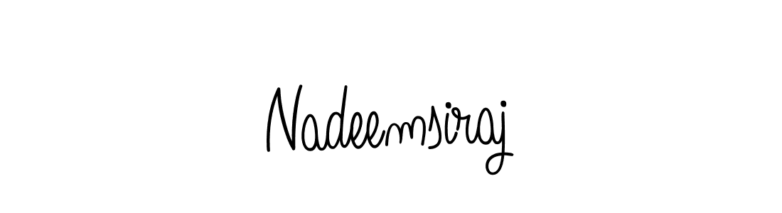 Similarly Angelique-Rose-font-FFP is the best handwritten signature design. Signature creator online .You can use it as an online autograph creator for name Nadeemsiraj. Nadeemsiraj signature style 5 images and pictures png