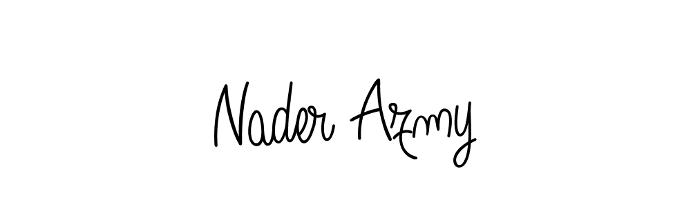 Also You can easily find your signature by using the search form. We will create Nader Azmy name handwritten signature images for you free of cost using Angelique-Rose-font-FFP sign style. Nader Azmy signature style 5 images and pictures png