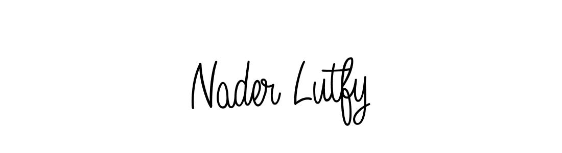 Similarly Angelique-Rose-font-FFP is the best handwritten signature design. Signature creator online .You can use it as an online autograph creator for name Nader Lutfy. Nader Lutfy signature style 5 images and pictures png
