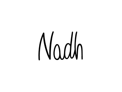 Here are the top 10 professional signature styles for the name Nadh. These are the best autograph styles you can use for your name. Nadh signature style 5 images and pictures png