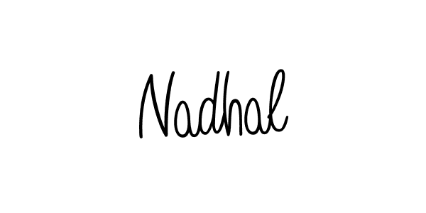 Once you've used our free online signature maker to create your best signature Angelique-Rose-font-FFP style, it's time to enjoy all of the benefits that Nadhal name signing documents. Nadhal signature style 5 images and pictures png