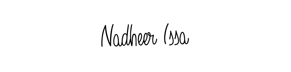 This is the best signature style for the Nadheer Issa name. Also you like these signature font (Angelique-Rose-font-FFP). Mix name signature. Nadheer Issa signature style 5 images and pictures png