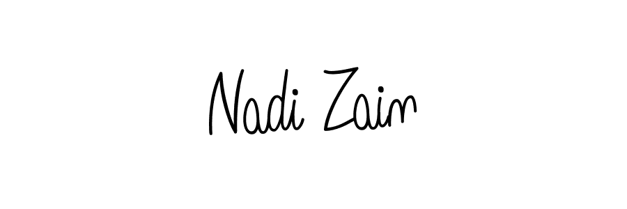 Here are the top 10 professional signature styles for the name Nadi Zain. These are the best autograph styles you can use for your name. Nadi Zain signature style 5 images and pictures png