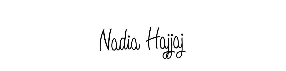 You can use this online signature creator to create a handwritten signature for the name Nadia Hajjaj. This is the best online autograph maker. Nadia Hajjaj signature style 5 images and pictures png