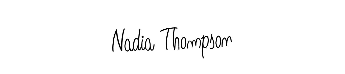 Once you've used our free online signature maker to create your best signature Angelique-Rose-font-FFP style, it's time to enjoy all of the benefits that Nadia Thompson name signing documents. Nadia Thompson signature style 5 images and pictures png