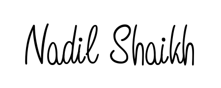 An effortless, minimalist signature concept for Nadil Shaikh using Angelique-Rose-font-FFP design. Clean lines that look great on any document. Nadil Shaikh signature style 5 images and pictures png