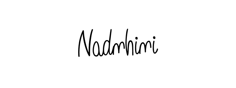 It looks lik you need a new signature style for name Nadnhini. Design unique handwritten (Angelique-Rose-font-FFP) signature with our free signature maker in just a few clicks. Nadnhini signature style 5 images and pictures png