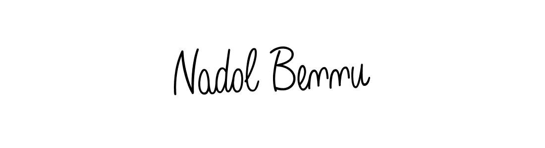 Once you've used our free online signature maker to create your best signature Angelique-Rose-font-FFP style, it's time to enjoy all of the benefits that Nadol Bennu name signing documents. Nadol Bennu signature style 5 images and pictures png