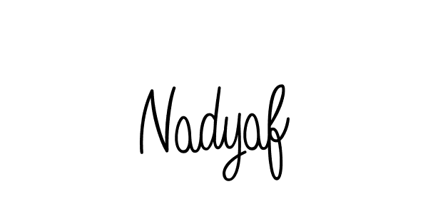 Similarly Angelique-Rose-font-FFP is the best handwritten signature design. Signature creator online .You can use it as an online autograph creator for name Nadyaf. Nadyaf signature style 5 images and pictures png