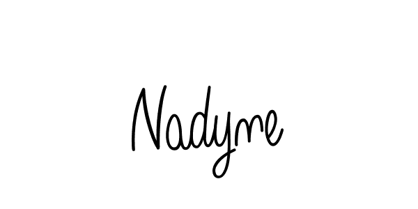 You can use this online signature creator to create a handwritten signature for the name Nadyne. This is the best online autograph maker. Nadyne signature style 5 images and pictures png