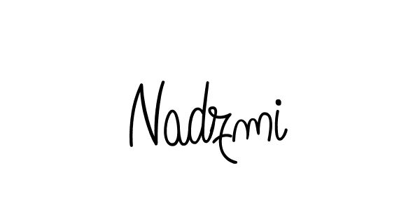 Make a beautiful signature design for name Nadzmi. Use this online signature maker to create a handwritten signature for free. Nadzmi signature style 5 images and pictures png