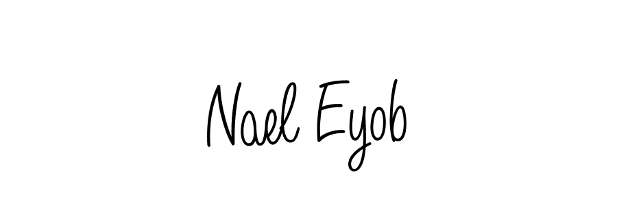 Design your own signature with our free online signature maker. With this signature software, you can create a handwritten (Angelique-Rose-font-FFP) signature for name Nael Eyob. Nael Eyob signature style 5 images and pictures png