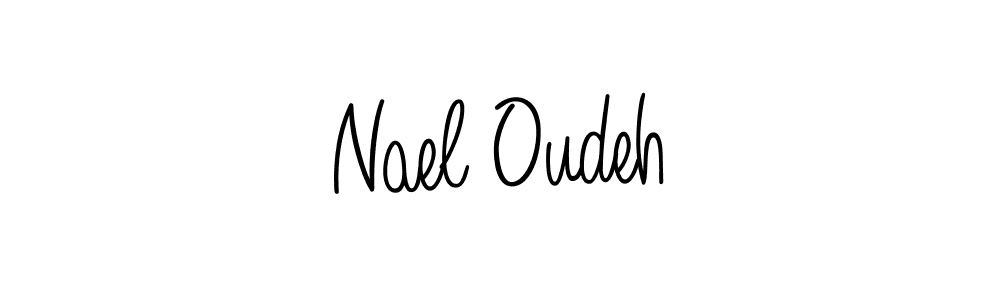 How to Draw Nael Oudeh signature style? Angelique-Rose-font-FFP is a latest design signature styles for name Nael Oudeh. Nael Oudeh signature style 5 images and pictures png