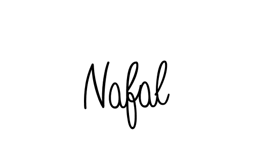 Make a beautiful signature design for name Nafal. With this signature (Angelique-Rose-font-FFP) style, you can create a handwritten signature for free. Nafal signature style 5 images and pictures png