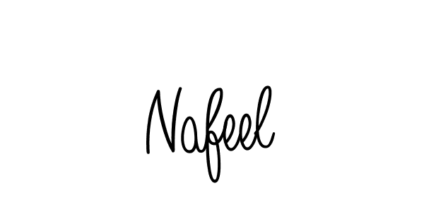 How to make Nafeel name signature. Use Angelique-Rose-font-FFP style for creating short signs online. This is the latest handwritten sign. Nafeel signature style 5 images and pictures png