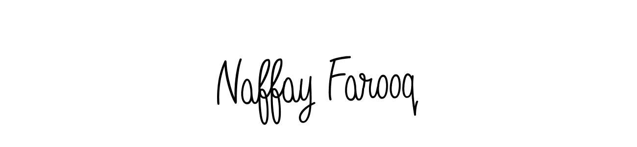 Also we have Naffay Farooq name is the best signature style. Create professional handwritten signature collection using Angelique-Rose-font-FFP autograph style. Naffay Farooq signature style 5 images and pictures png