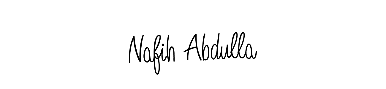 Make a short Nafih Abdulla signature style. Manage your documents anywhere anytime using Angelique-Rose-font-FFP. Create and add eSignatures, submit forms, share and send files easily. Nafih Abdulla signature style 5 images and pictures png