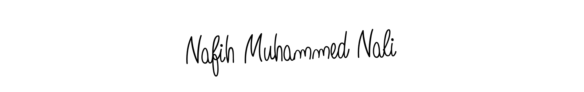 Use a signature maker to create a handwritten signature online. With this signature software, you can design (Angelique-Rose-font-FFP) your own signature for name Nafih Muhammed Nali. Nafih Muhammed Nali signature style 5 images and pictures png