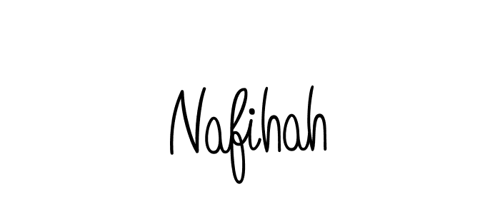 Use a signature maker to create a handwritten signature online. With this signature software, you can design (Angelique-Rose-font-FFP) your own signature for name Nafihah. Nafihah signature style 5 images and pictures png