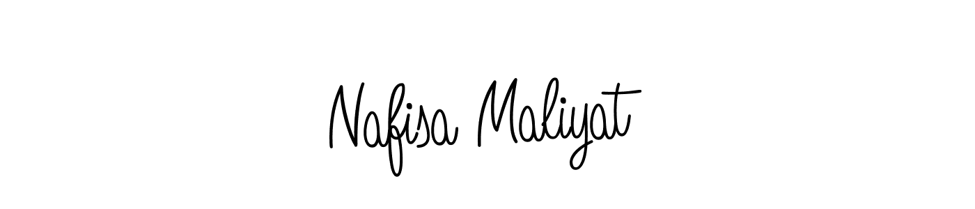 Create a beautiful signature design for name Nafisa Maliyat. With this signature (Angelique-Rose-font-FFP) fonts, you can make a handwritten signature for free. Nafisa Maliyat signature style 5 images and pictures png