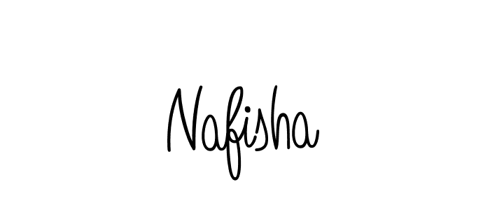 Make a beautiful signature design for name Nafisha. With this signature (Angelique-Rose-font-FFP) style, you can create a handwritten signature for free. Nafisha signature style 5 images and pictures png