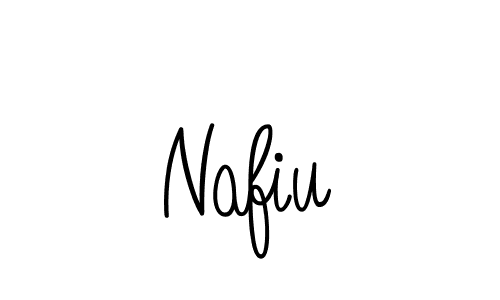Design your own signature with our free online signature maker. With this signature software, you can create a handwritten (Angelique-Rose-font-FFP) signature for name Nafiu. Nafiu signature style 5 images and pictures png