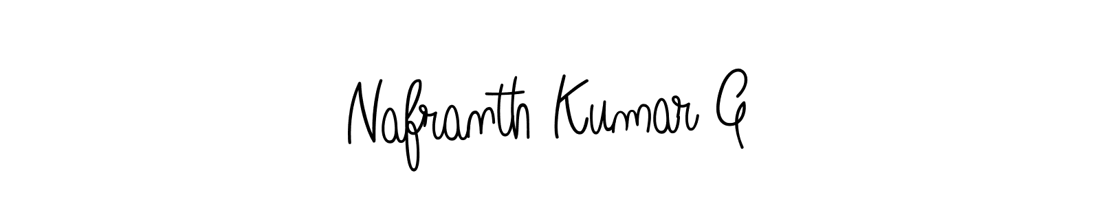 How to Draw Nafranth Kumar G signature style? Angelique-Rose-font-FFP is a latest design signature styles for name Nafranth Kumar G. Nafranth Kumar G signature style 5 images and pictures png