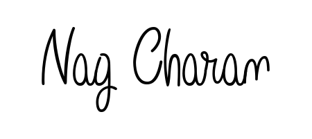 Quickly download Nag Charan name signature in high-resolution PNG using Angelique-Rose-font-FFP style. Ready to insert into PDFs and online applications. Nag Charan signature style 5 images and pictures png