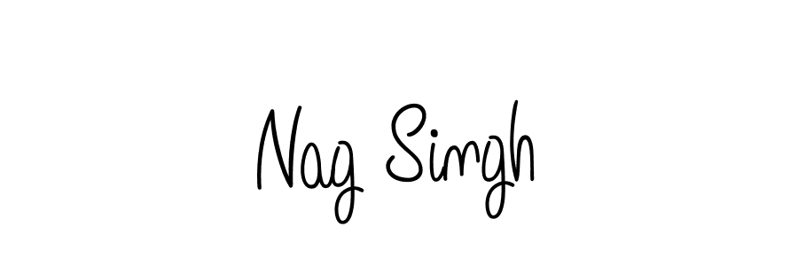 Design your own signature with our free online signature maker. With this signature software, you can create a handwritten (Angelique-Rose-font-FFP) signature for name Nag Singh. Nag Singh signature style 5 images and pictures png