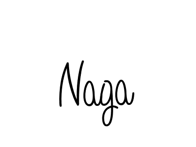 Design your own signature with our free online signature maker. With this signature software, you can create a handwritten (Angelique-Rose-font-FFP) signature for name Naga. Naga signature style 5 images and pictures png