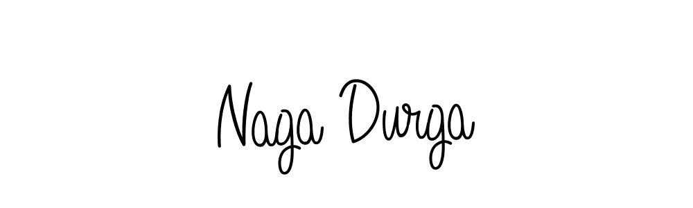 Design your own signature with our free online signature maker. With this signature software, you can create a handwritten (Angelique-Rose-font-FFP) signature for name Naga Durga. Naga Durga signature style 5 images and pictures png