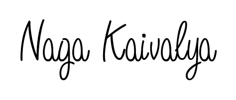 Generate high-definition signature styles for Naga Kaivalya. The Angelique-Rose-font-FFP typeface ensures crisp legibility and sophisticated design. Naga Kaivalya signature style 5 images and pictures png