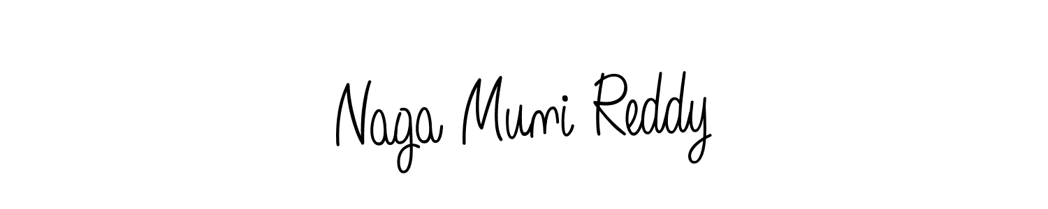 Also we have Naga Muni Reddy name is the best signature style. Create professional handwritten signature collection using Angelique-Rose-font-FFP autograph style. Naga Muni Reddy signature style 5 images and pictures png
