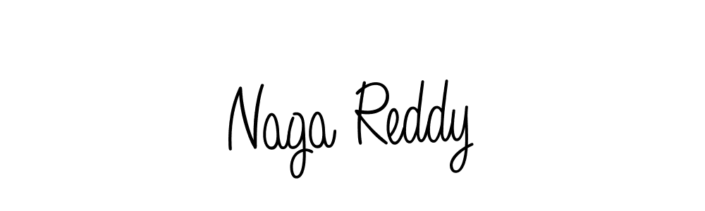 Use a signature maker to create a handwritten signature online. With this signature software, you can design (Angelique-Rose-font-FFP) your own signature for name Naga Reddy. Naga Reddy signature style 5 images and pictures png