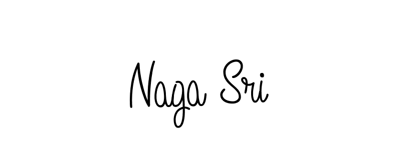 Make a beautiful signature design for name Naga Sri. With this signature (Angelique-Rose-font-FFP) style, you can create a handwritten signature for free. Naga Sri signature style 5 images and pictures png