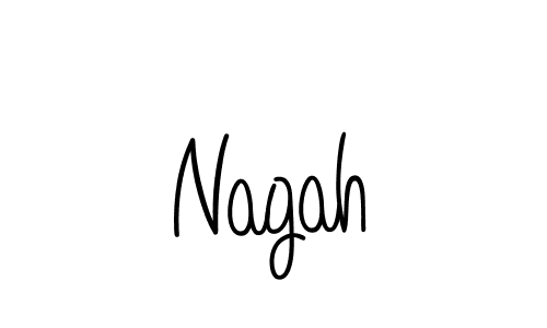 Use a signature maker to create a handwritten signature online. With this signature software, you can design (Angelique-Rose-font-FFP) your own signature for name Nagah. Nagah signature style 5 images and pictures png