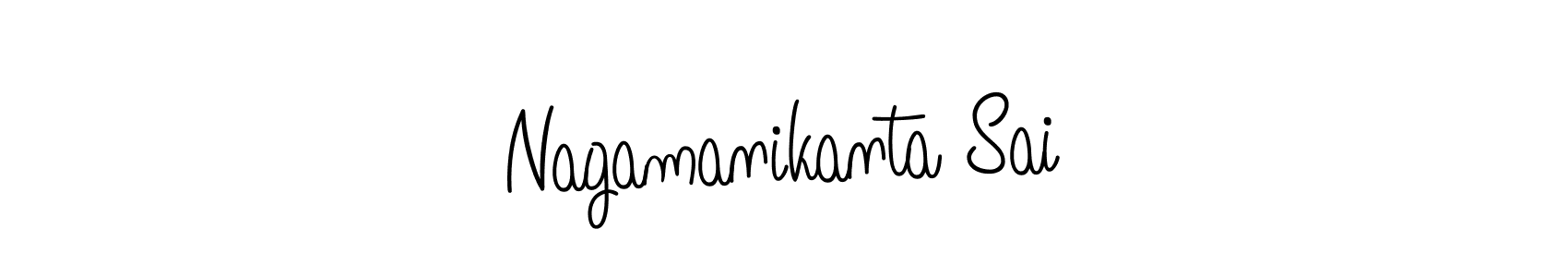 Make a beautiful signature design for name Nagamanikanta Sai. With this signature (Angelique-Rose-font-FFP) style, you can create a handwritten signature for free. Nagamanikanta Sai signature style 5 images and pictures png