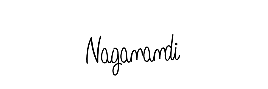 How to make Naganandi name signature. Use Angelique-Rose-font-FFP style for creating short signs online. This is the latest handwritten sign. Naganandi signature style 5 images and pictures png