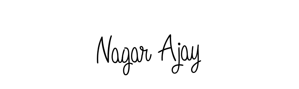 Check out images of Autograph of Nagar Ajay name. Actor Nagar Ajay Signature Style. Angelique-Rose-font-FFP is a professional sign style online. Nagar Ajay signature style 5 images and pictures png