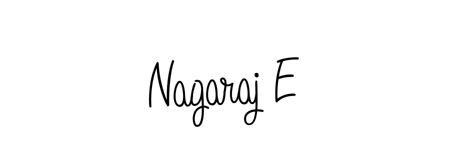 Nagaraj E stylish signature style. Best Handwritten Sign (Angelique-Rose-font-FFP) for my name. Handwritten Signature Collection Ideas for my name Nagaraj E. Nagaraj E signature style 5 images and pictures png