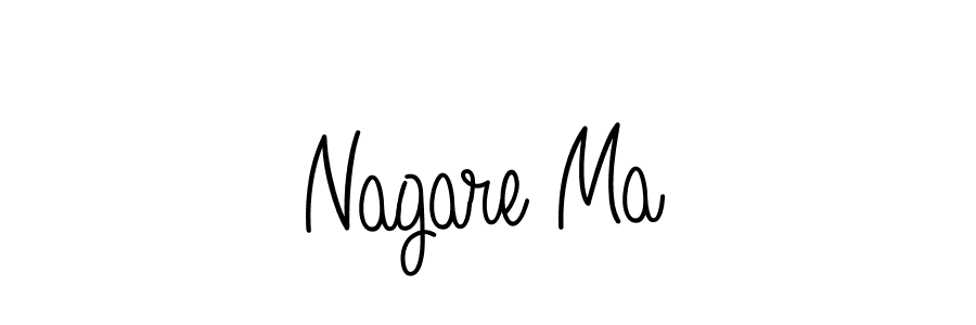 Design your own signature with our free online signature maker. With this signature software, you can create a handwritten (Angelique-Rose-font-FFP) signature for name Nagare Ma. Nagare Ma signature style 5 images and pictures png