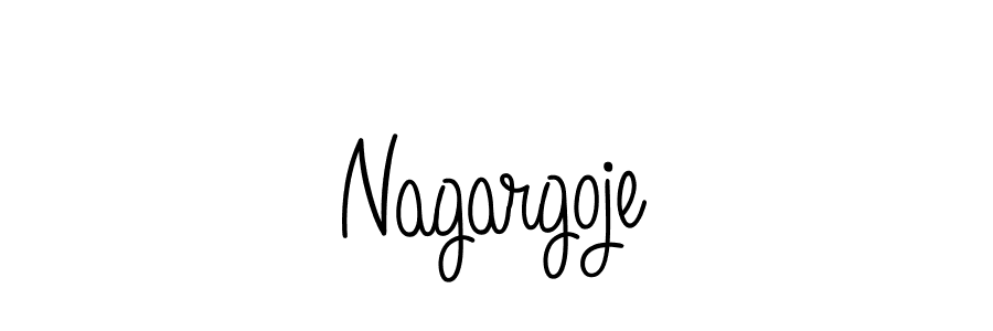 Make a beautiful signature design for name Nagargoje. With this signature (Angelique-Rose-font-FFP) style, you can create a handwritten signature for free. Nagargoje signature style 5 images and pictures png