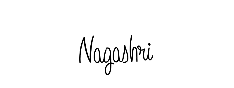 Nagashri stylish signature style. Best Handwritten Sign (Angelique-Rose-font-FFP) for my name. Handwritten Signature Collection Ideas for my name Nagashri. Nagashri signature style 5 images and pictures png