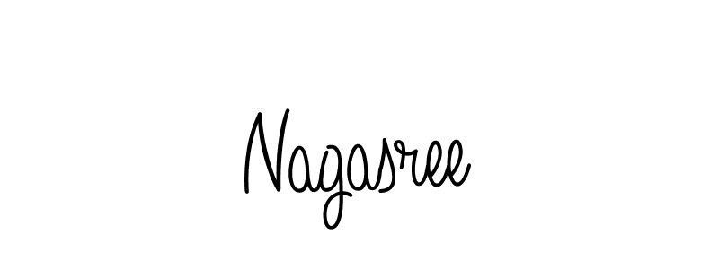 Create a beautiful signature design for name Nagasree. With this signature (Angelique-Rose-font-FFP) fonts, you can make a handwritten signature for free. Nagasree signature style 5 images and pictures png