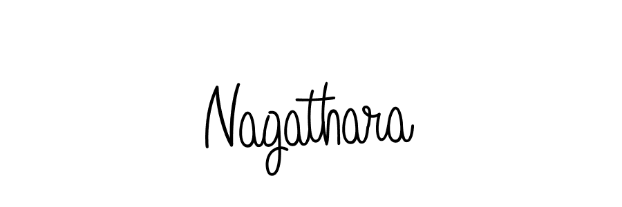 Use a signature maker to create a handwritten signature online. With this signature software, you can design (Angelique-Rose-font-FFP) your own signature for name Nagathara. Nagathara signature style 5 images and pictures png