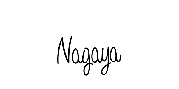 if you are searching for the best signature style for your name Nagaya. so please give up your signature search. here we have designed multiple signature styles  using Angelique-Rose-font-FFP. Nagaya signature style 5 images and pictures png